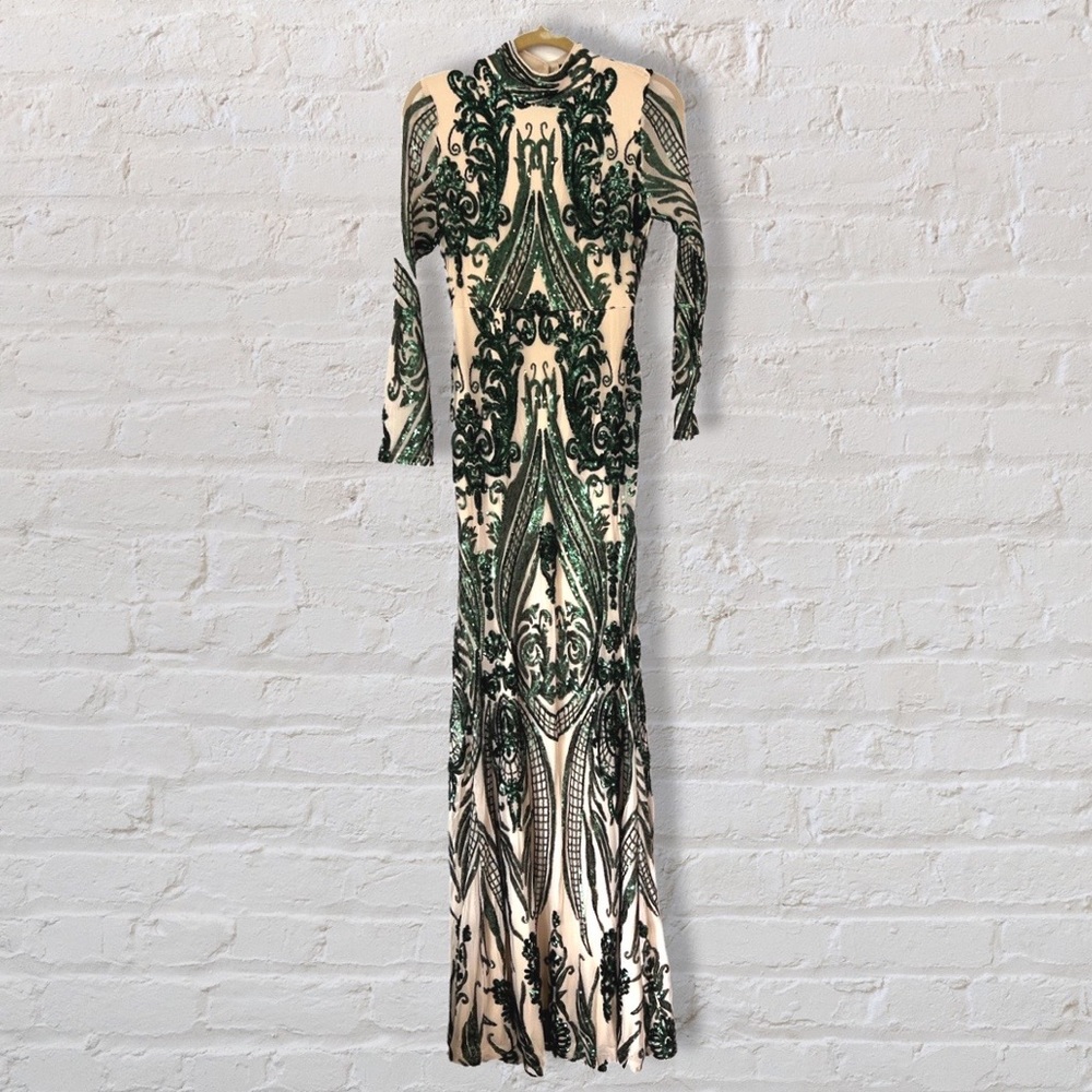 Green Sequin Mermaid Dress